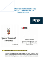 Evaluación Diagnóstica E N El Marco Del Desarrollo de Competencias