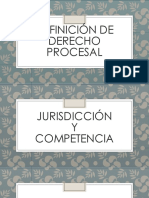 Definición derecho procesal civil y elementos jurisdicción