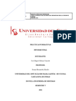 Informe Final de Practicas Formativas - José Molina