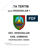 SDN Wonosalam 1: Tata Tertib