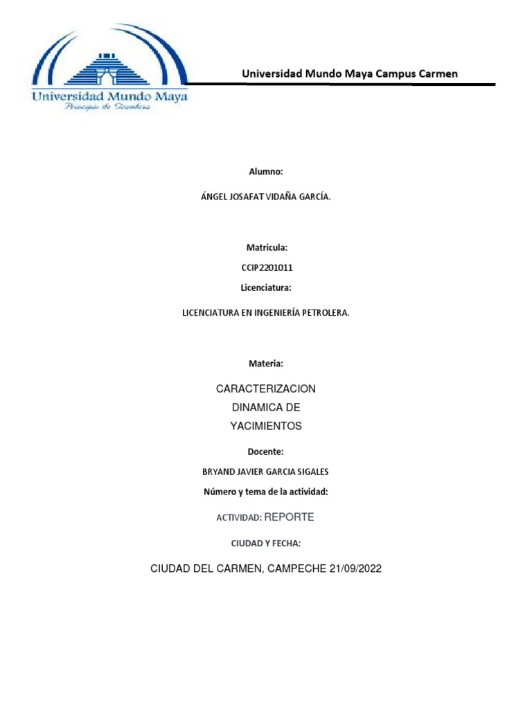 Caracterización del Campo Jujo-Tecominoacán | PDF | Ciencia y matemáticas