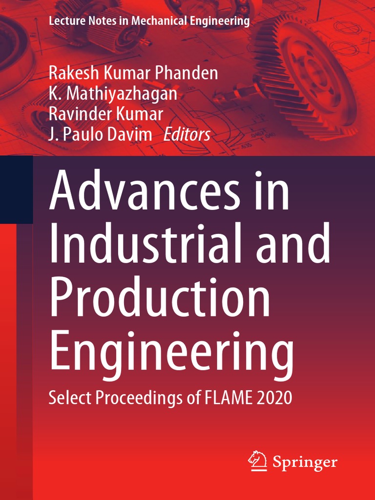 Advances in Industrial and Production Engineering 2021 PDF | PDF | Wireless  Sensor Network | Internet Of Things