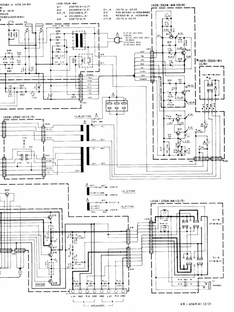 Kenwood KrA56r Receiver SCH PDF PDF
