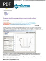 Download Programa para determinar propiedades geomtricas de secciones _ CivilGeeks by Ing Jaime Espinoza Skinfield SN63391200 doc pdf