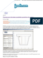 Programa para Determinar Propiedades Geométricas de Secciones - CivilGeeks