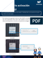 Recordatorio Activacion Modem Hgu