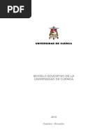 Modelo Educativo de La Universidad de Cuenca