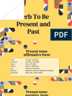 Verb To Be Present and Past PDF