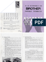 Brother Manual Portable Typewriter User