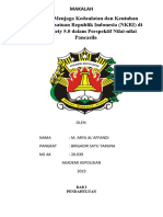 Strategi Menjaga Kedaulatan Dan Keutuhan Negara Kesatuan Republik Indonesia (NKRI) Di Era Society 5.0 Dalam Perspektif Nilai-Nilai Pancasila