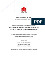 TFG MGDT Cuentas Corrientes Mercantiles, Tratamiento y Análisis Jurisprudencial A La Luz de La Normativa Tributaria Vigente PDF