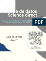 Base de Datos Science Direct