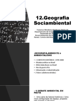 Geografia socioambiental: métodos e evolução