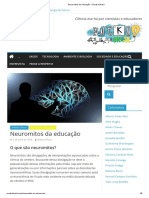 Neuromitos Da Educação - Eureka Brasil