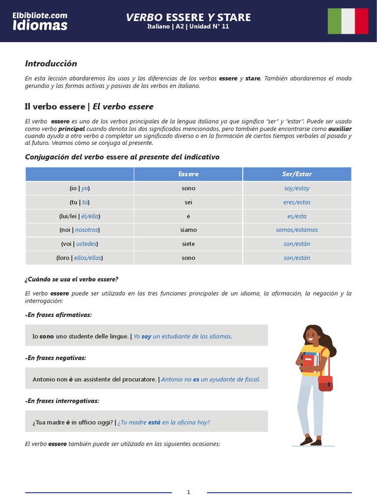 Italiano A2 11 PDF | Descargar gratis PDF | Verbo | Idioma italiano