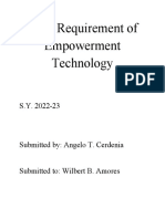 Final Requirement of Empowerment Technology