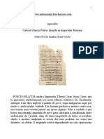 Apócrifos - Carta de Pôncio Pilatos Dirigida Ao Imperador Romano PDF