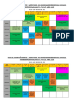 Plan de Acompañamiento y Monitoreo Del Coordinador de Ciencias Sociales