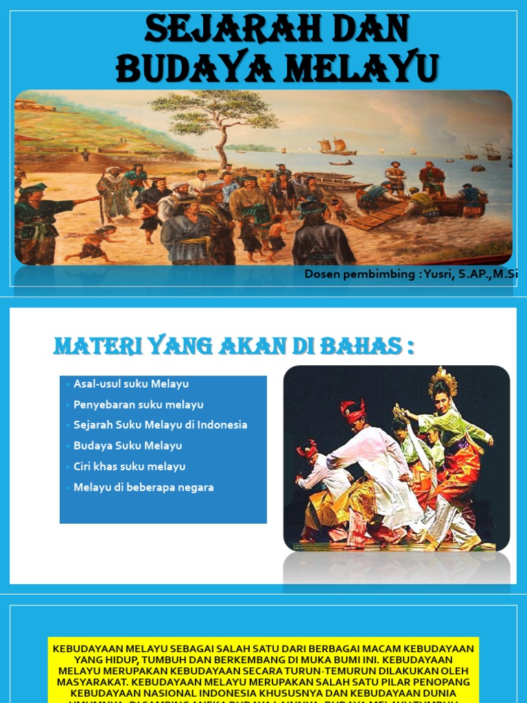 Sejarah Dan Budaya Melayu | PDF