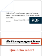 Triunfa en el mundo quien crea circunstancias