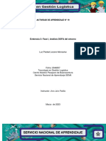 Evidencia 3 Fase I Análisis DOFA Del Entorno