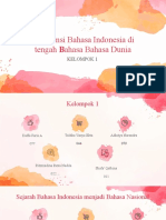 Bab Eksistensi Bahasa Indonesia Di Tengah Bahasa Bahasa Dunia (K1)