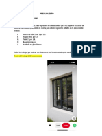 PRESUPUESTO Ventana Buyon+