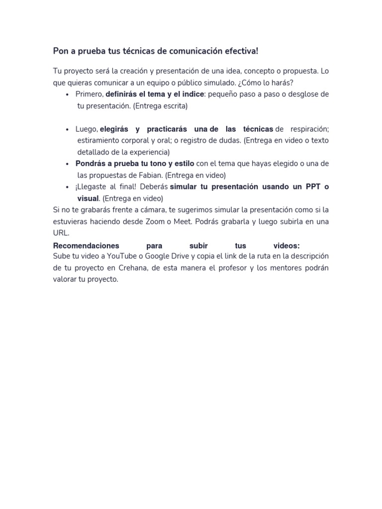 Proyecto - Comunicacion Efectiva | PDF | Crecimiento personal y ...