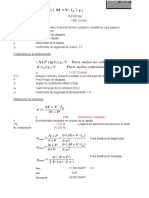 (N + P) ⋅a 2 ≥ (M +V⋅l) ⋅γ: Para suelos no cohesivos A⋅c Para suelos cohesivos