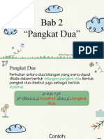 Bab 2 Pangkat Dua (Kuadrat)