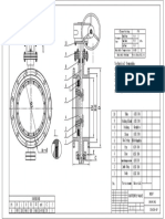 Drawing of BUTTERFLY VALVE DN800 NSV