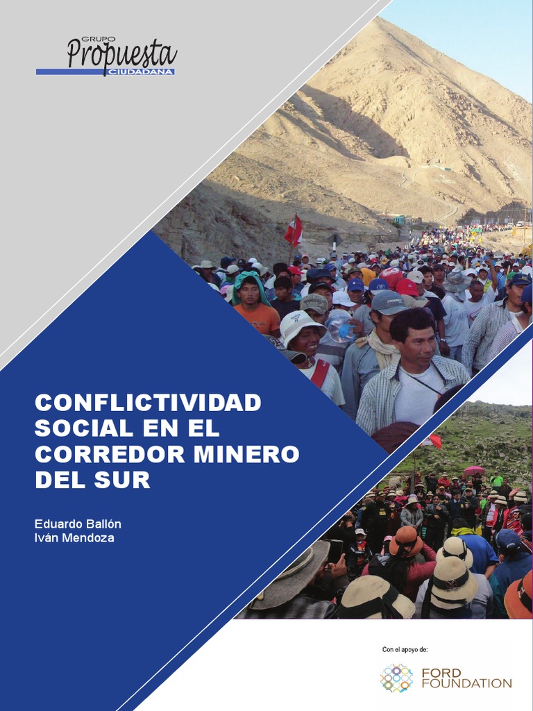 Conflictividad en El Corredor Minero Del Sur | PDF | Perú | Minería