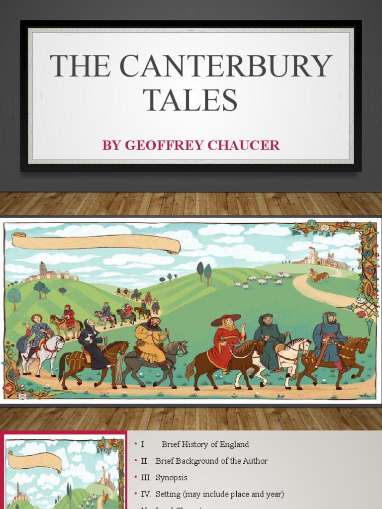 FINAL The Caterbury Tales Slides Download Free PDF Narration