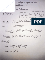 2° Avaliação Sequência e Série Esmiraldo