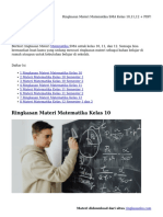 Ringkasan Materi Matematika SMA Kelas 10,11,12 + PDF! PDF