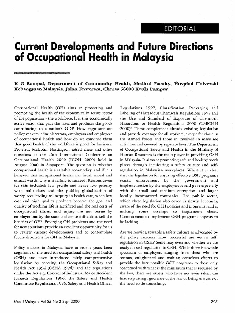 Occupational Health PDF Occupational Safety And Health