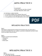 Speaking Practice 3