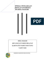 Proposal Permohonan Jaringan Internet