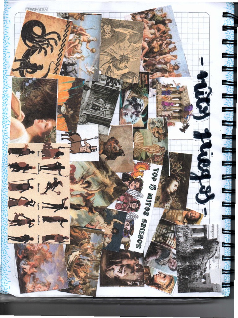 lengua collage mitos griegos christopher loya PDF