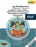 AP7-Q3-M4-Kaugnayan NG Iba't Ibang Ideolohiya Sa Pag-Usbong NG Nasyonalismo at Kilusang Nasyonalista PDF