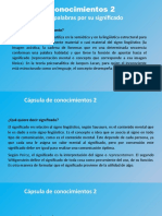 Clasificación de Las Palabras Por Su Significado