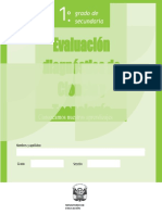 Evaluación Diagnóstica (1°)