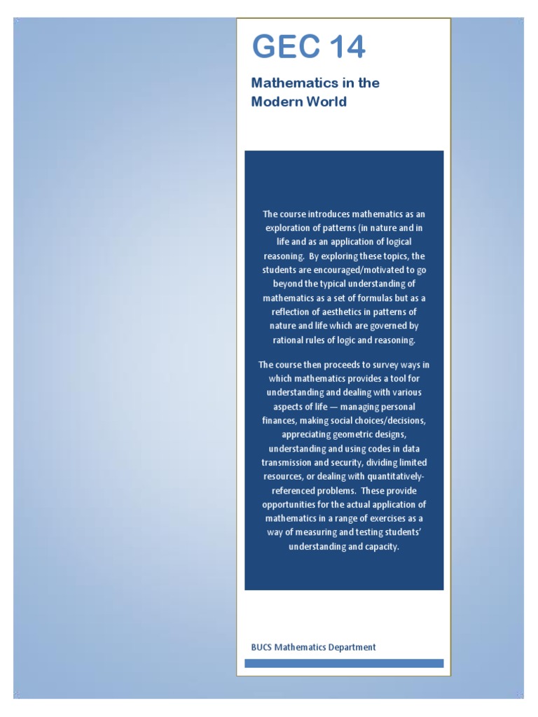 Module 1. Problem Solving | PDF | Mathematics | Reason