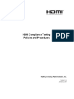HDMI Compliance Testing Policies Procedures