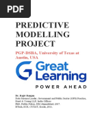 RAJIV RANJAN - 19!02!2023 - Predictive Modelling Project Report - Final