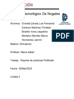 Reporte Practicas Promodel