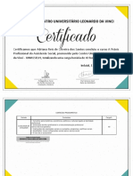 Certificados de Conclusão de Curso - Uniasselvi