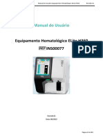 Manual do Usuário Equipamento Hematológico ELite H360