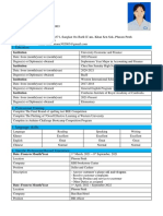 Curriculum Vitae .: Institution