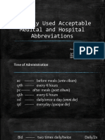 Commonly Used Acceptable Medical and Hospital Abbreviations 1 PDF